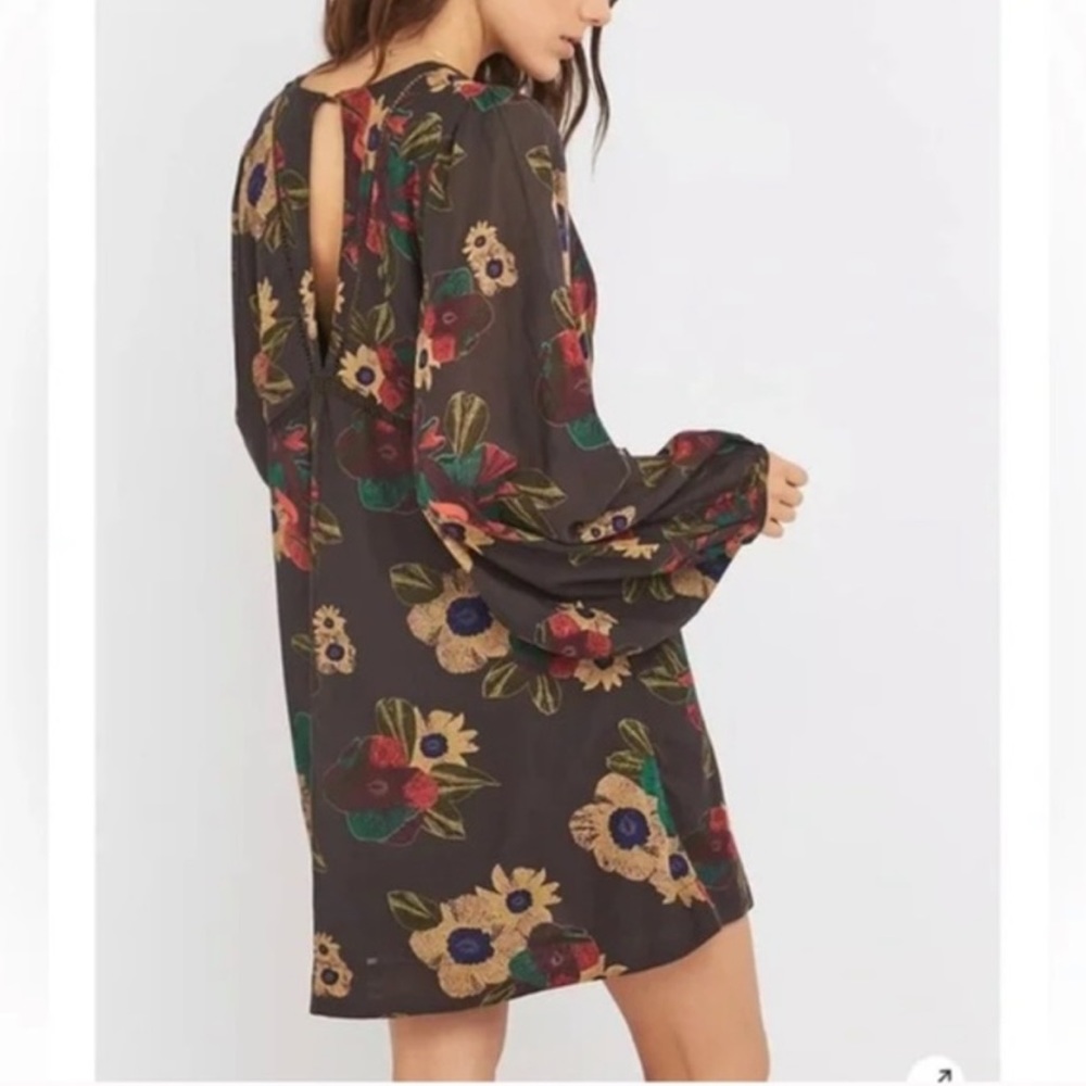 Free People Strawberry Fields Boho Floral Tunic Dress - Picture 6 of 9